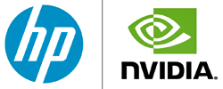 hp & nvidia logo